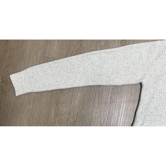 Kaisely Womens Beige Cotton Blend V-Neck Knit Sweater Size XL‎ Soft Comfort Cozy - Picture 4 of 6